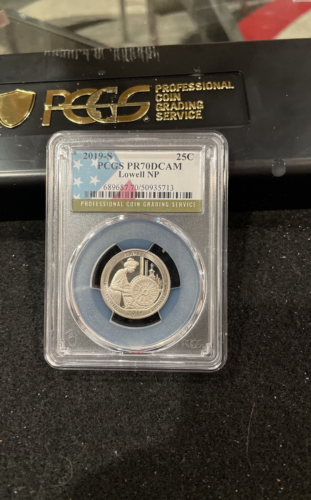 2019 S Gem Proof Perfect Graded Lowell NP Quarter Graded At PR70 A-13