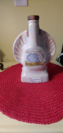 FLORIDA SEA SHELL COLLECTIBLE DECANTER