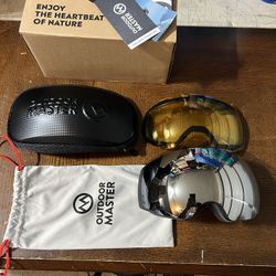 Outdoor Master Snow Goggles Magnetic Extra Lens 