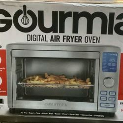 ✨️ $49 W401 Gourmia Digital Stainless Steel Toaster Oven Air Fryer – Silver,