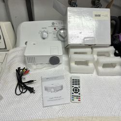 Video Projector Works With Hdmi For Tv Or Video Movies