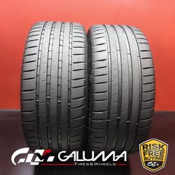 Set of 2 Tires LikeNEW Michelin Pilot Sport 4S N0 XL 245/35ZR20 NoRepairs #95986