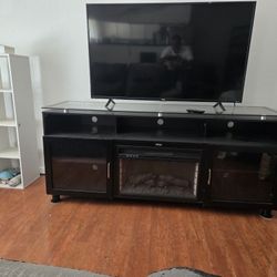 Tv Stand With Fire Place