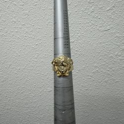 14K Yellow Gold Medusa Ring