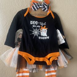 NEW Baby 4-Piece Halloween Set: