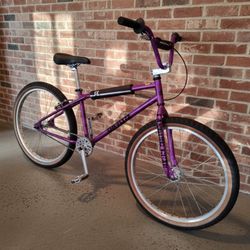 NEW 2026 SE OM FLYER 26 PURPLE NURPLE SINGLE SPEED FREESTYLE WHEELIE RIPPER BIG BMX BIKE