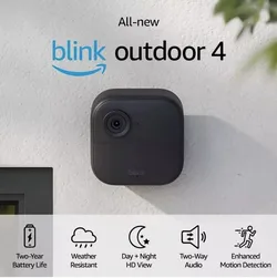 Blink Outdoor (4th Gen) Wireless smart HD security camera $30