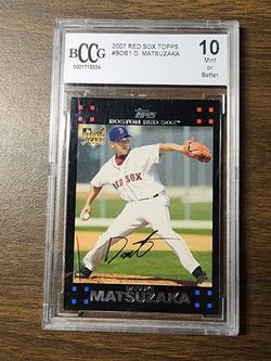 Daisuke Matsuzaka 2007 Topps Rookie Card