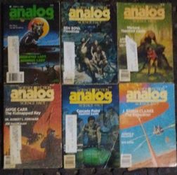 Analog - Science Fiction,  Science Fact (Lot Of 6)
