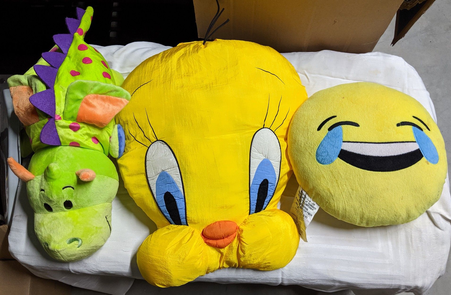 Soft Character Pillows and Stuffed Animals