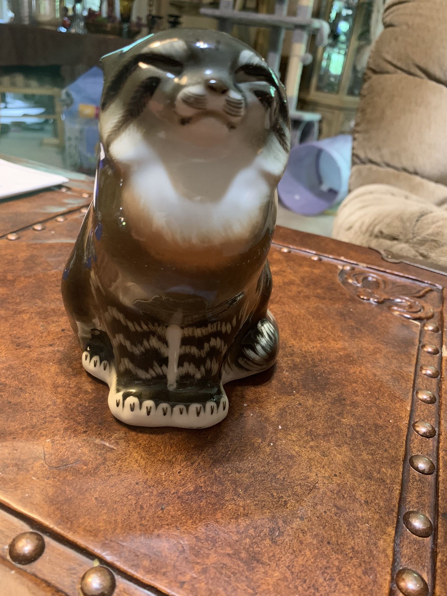 Vintage Russian Imperial Lomonosov Porcelain Figurine