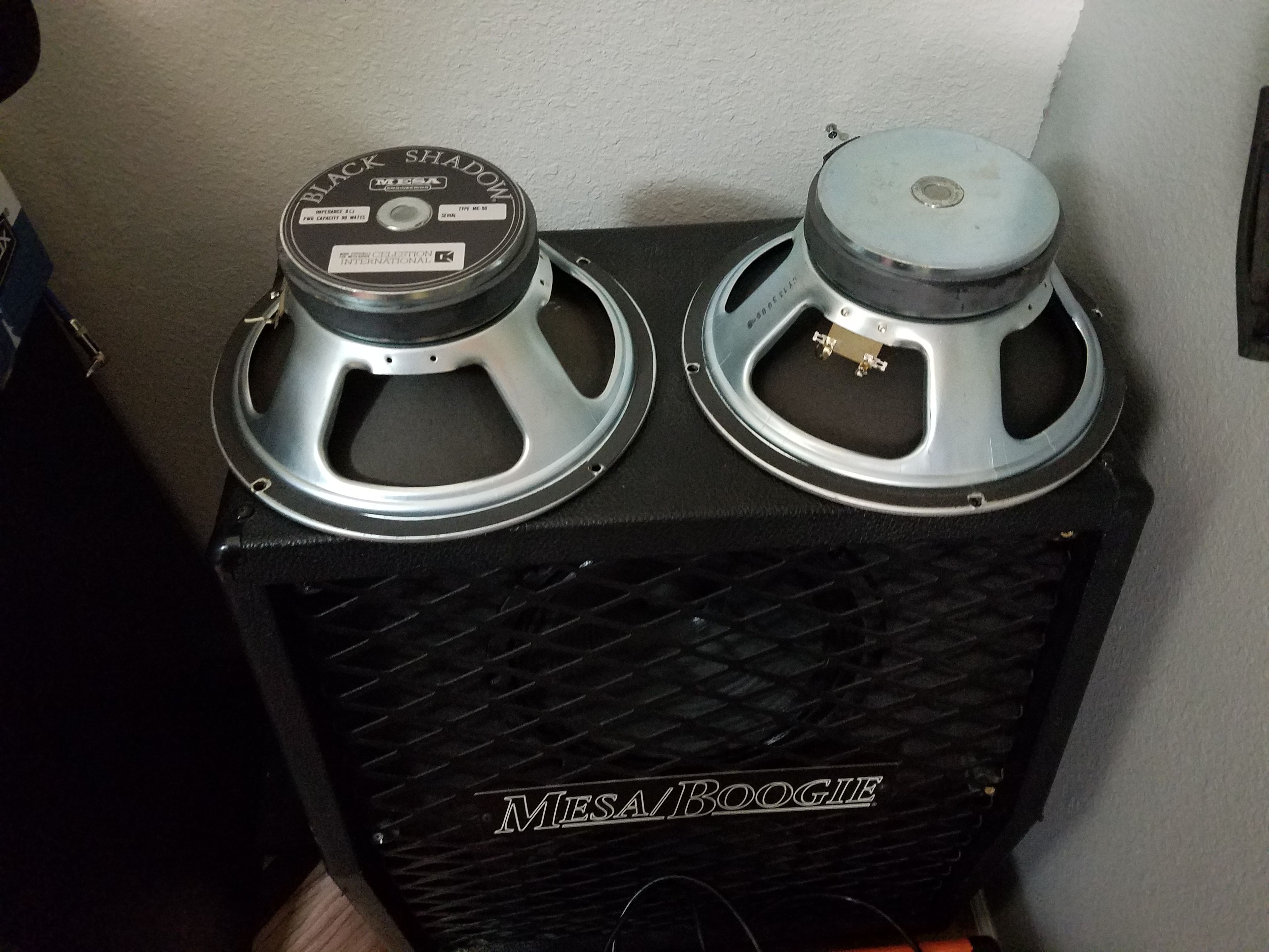 Celestion black shadow / mesa boogie speakers
