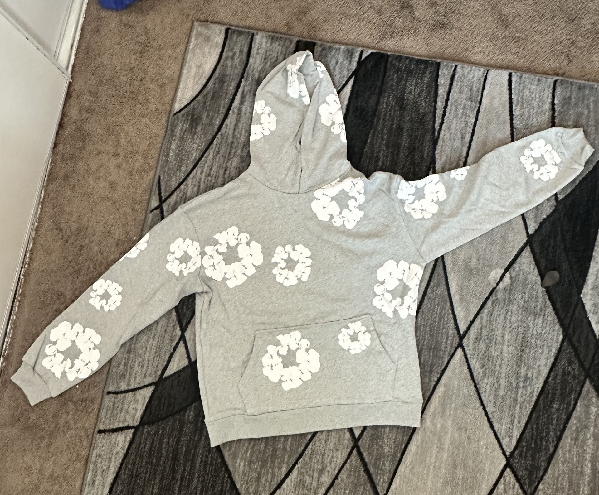 Gray Denim Tears Hoodie