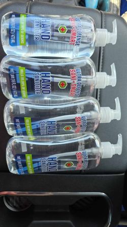 4 Pack Ultra Defense Sandy and Smart Moisturizing Hand Sanitizer