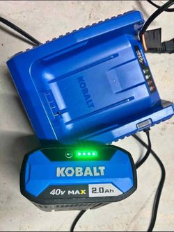 Kobalt 40 v 2.0 Battery Plus Charger