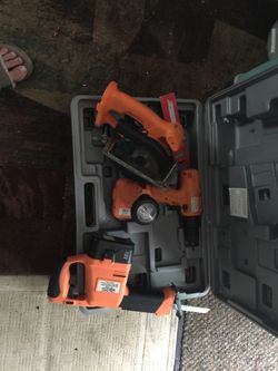 Reciprocating saw, drill, light and circular saw