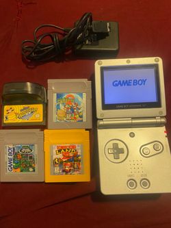 Gameboy sp and games