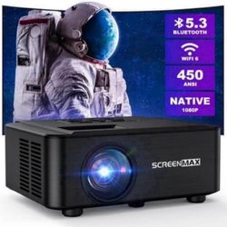 Brand New 1080P Projector with WIFI and Bluetooth