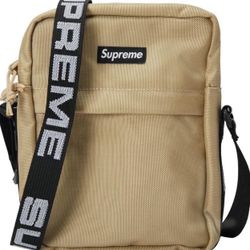 SS18 Supreme Shoulder Bag - Tan - AUNTHENTIC. Used once. No tags.