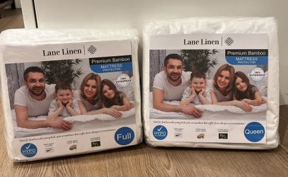 Bamboo Full Size Mattress Protector - New 