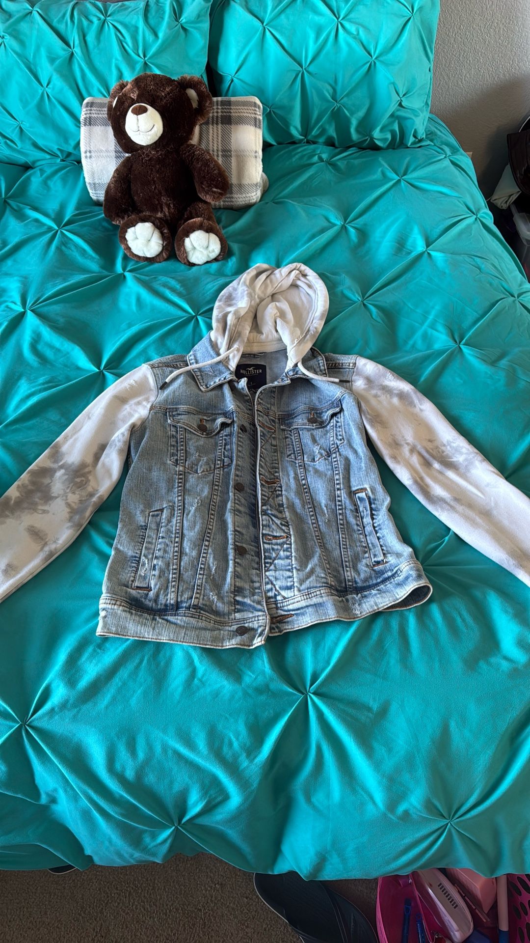 Distressed Hollister Jean Jacket Men