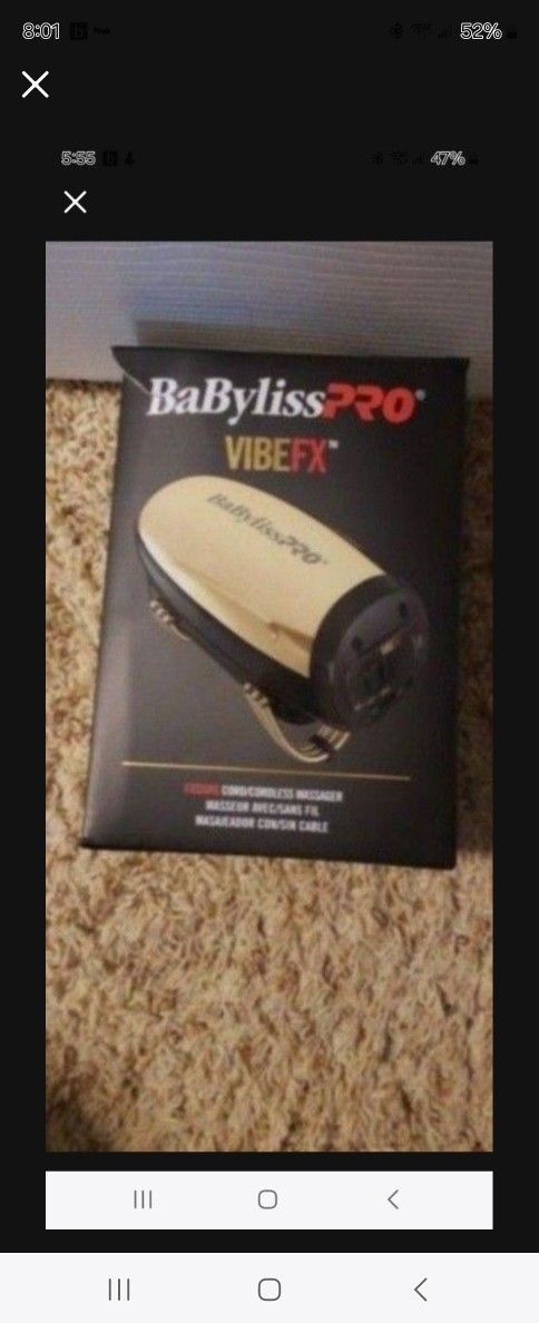 Babyliss Pro VibeFX cord/cordless massager