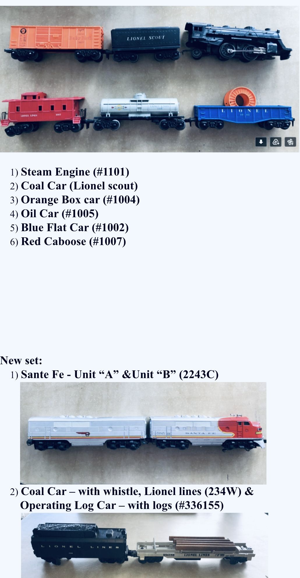 π₯ Rare 1950s Lionel Vintage Trains & Accessories $1,500 Value for $650 π₯ See Description Details