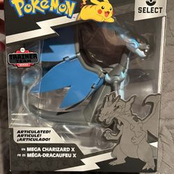 NEW! 2025 Mega Charizard X Articulated Figure Sealed In Box 