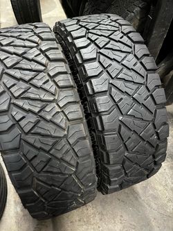 2 SEMI NEW LT 28575R17 Nitto Ridge Grappler All Terrain tire for $360 installed and balance. 285/75/17 285/75/R17 285 75 R 17 285 75 17 28575R17 Tr