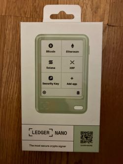 Ledger Nano Gen 5 Cryptocurrency Hardware Wallet