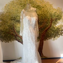 Vestido De Mujer Muy Elegante Novia Talla 16 