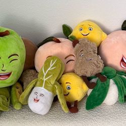 Stuff  Toys That Resemble Fruits And Veggies Lot