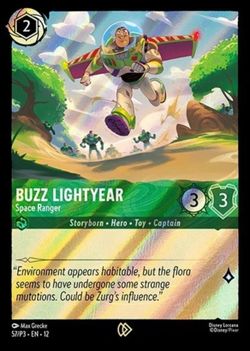 Buzz lightyear lorcana card amc exclusive