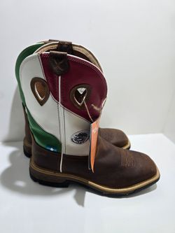 Twisted X Mexican Flag Western Work Boots