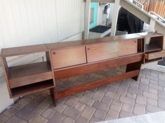 MCM Queen Headboard 100" Long //LA Interior Designer Carroll Sager custom made