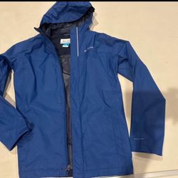 Columbia Blue Waterproof Jacket 14-16yrs - $20