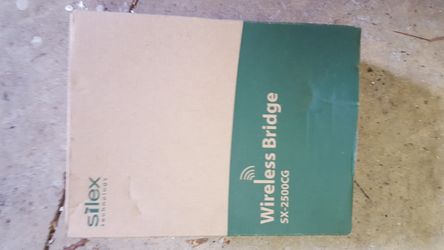 Brand new- silex wireless bridge SX-2500CG