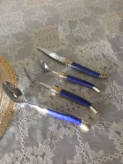 Antique knife, fork, spoons
