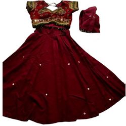 Red Indian Chanya Choli