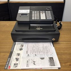 Casio PCR-T280 Electronic Cash Register w/  Keys & Manuals * Read Description*