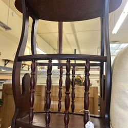 Set of 2 Vintage Side Tables w/ Built In Magazine Rack