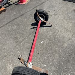 Trailer Axle And Tires 
