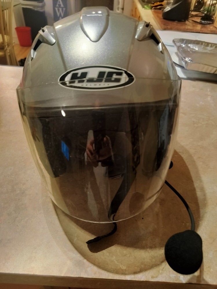HJC Helmet With Microphone Damn I Got Two Things For Sale