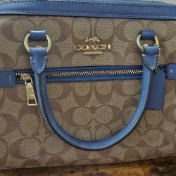 Coach Women's Rowan Signature canvas handbag