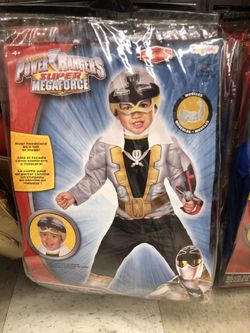 Silver power ranger Halloween costume for toddlers