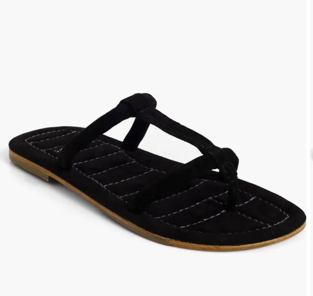 Free People NIB Suede Double Strap Sandals