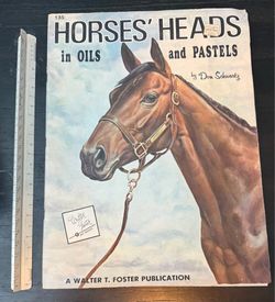 Horses’ Heads in Oils and Pastels