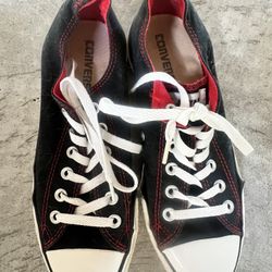 Converse Black & Red Shoes 