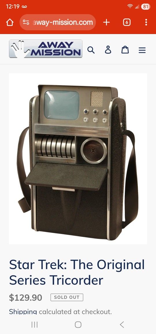 Star Trek Diamond Tricorder