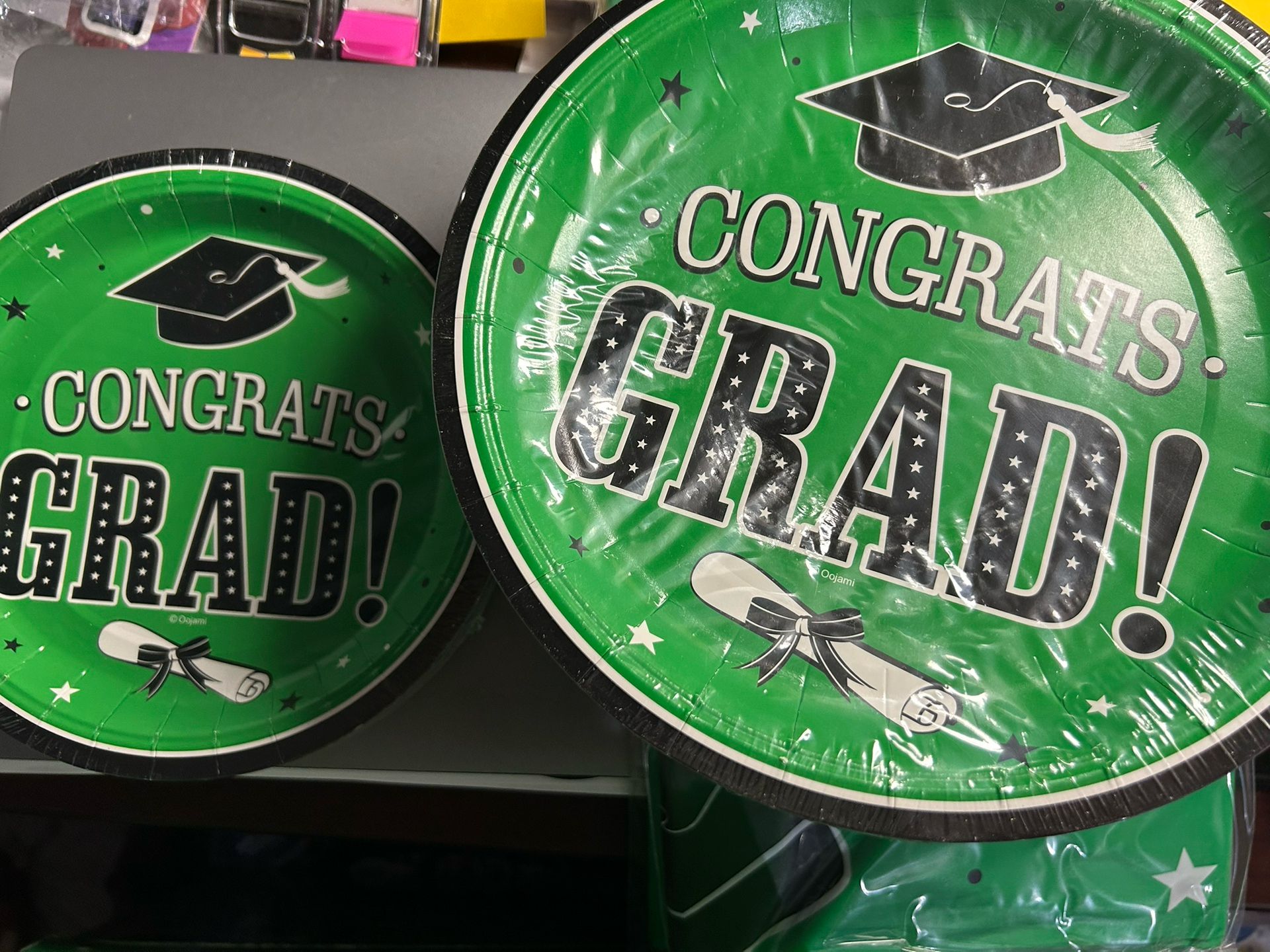 Graduation Party Supplies for 30- Green or Red for Sale in San Antonio ...